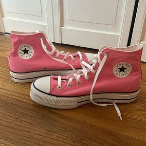 Brand new custom made Pink Converse All Stars Size 11 Women’s/9 Men’s.